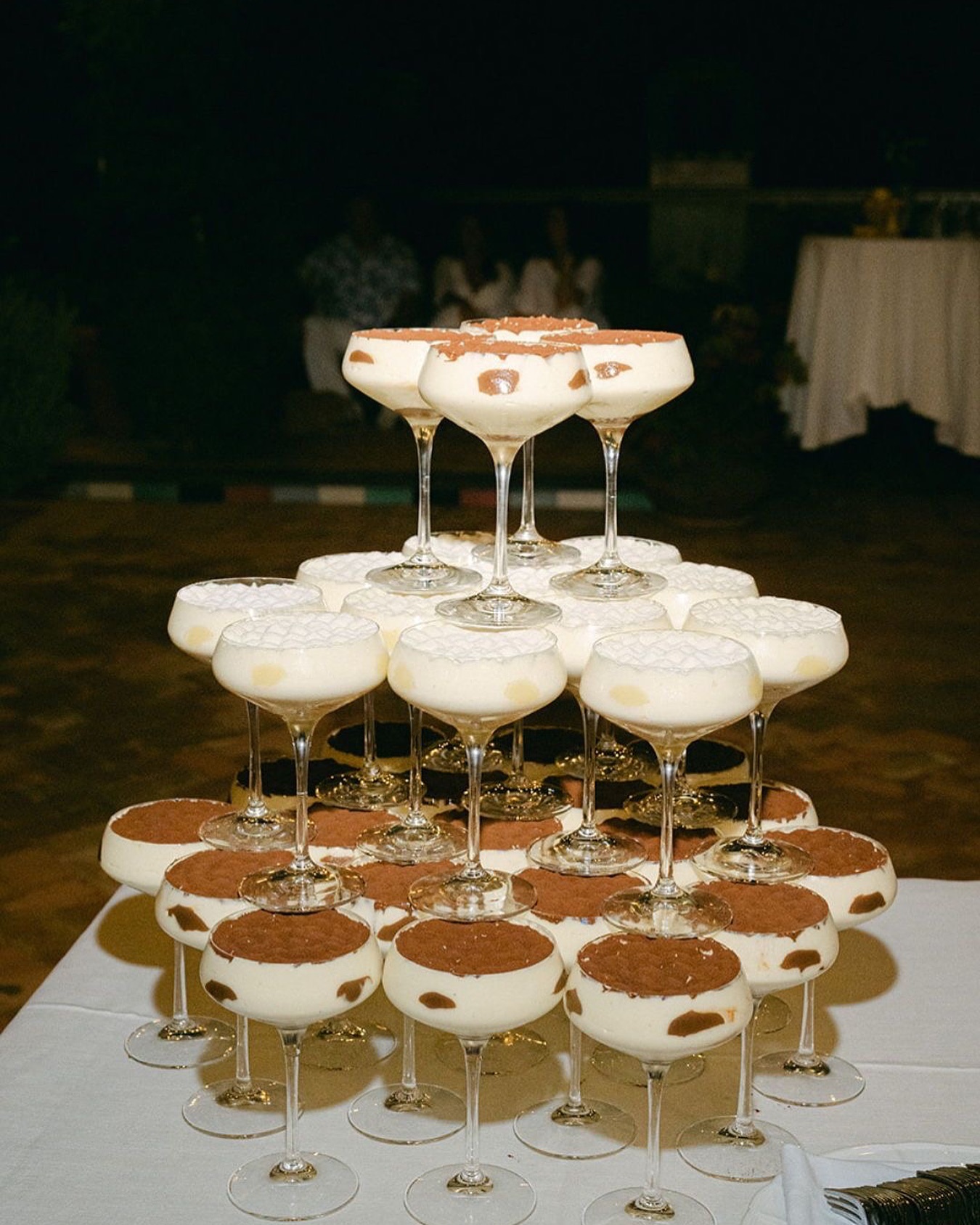An evening pour - Garden reception