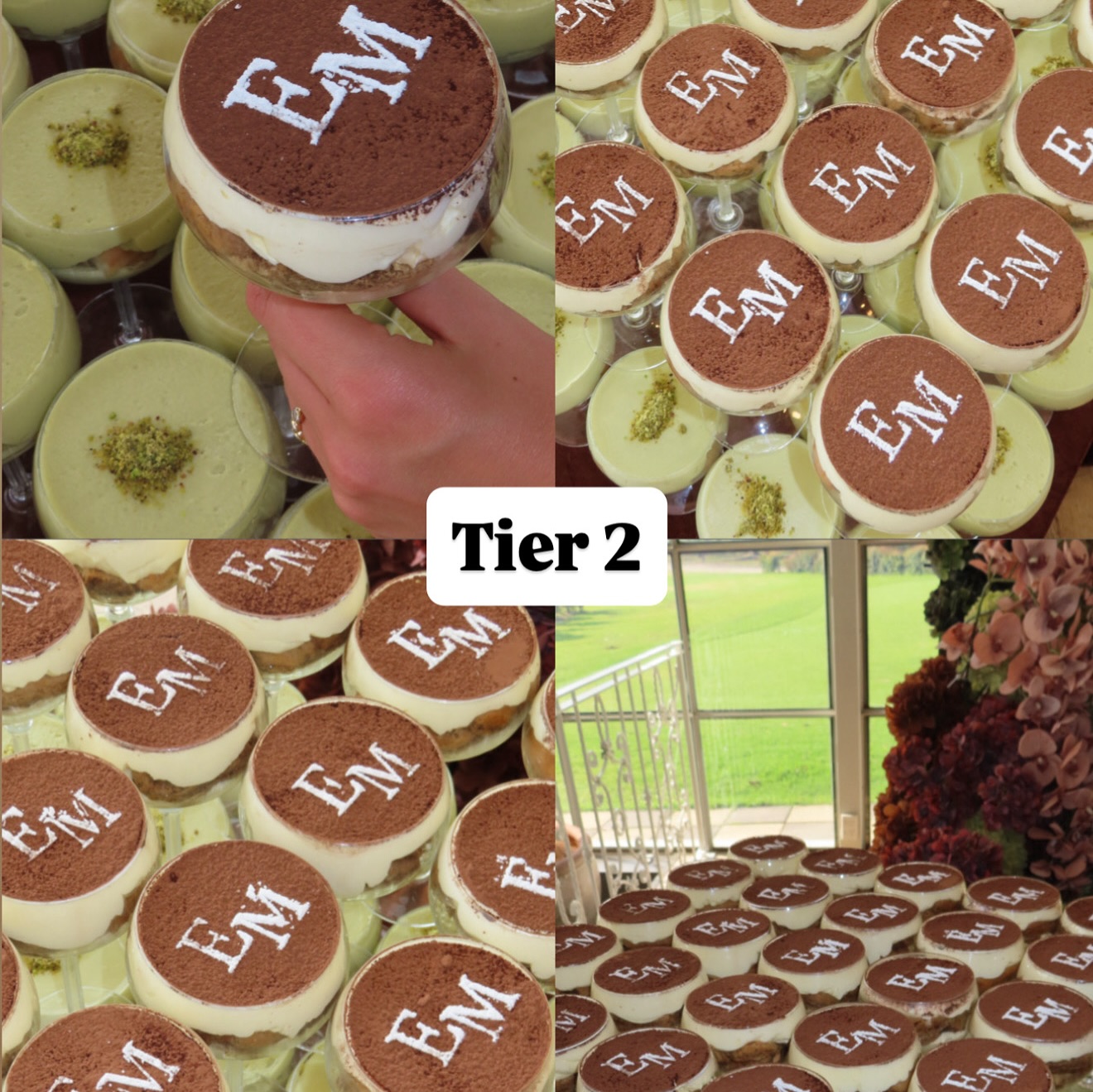 Tier 2 of the tiramisu tower build