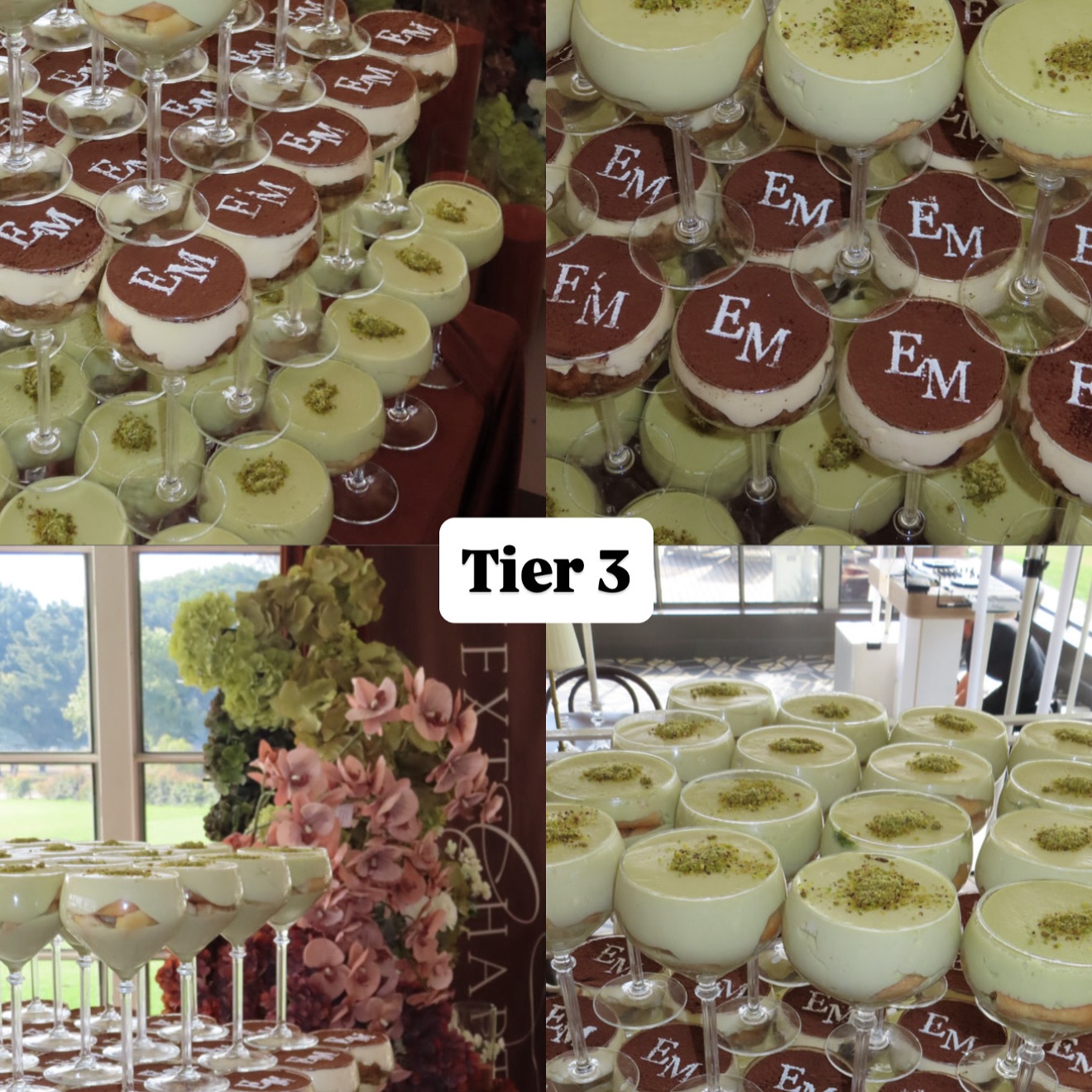 Tier 3 of the tiramisu tower build